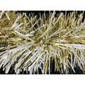 Queens Of Christmas 6 in. PVC & Mylar Sections Garland, White & Gold - 20 ft. HP-GAR-WHGO-06